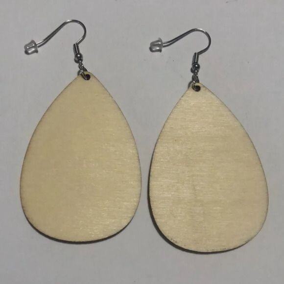 Nightmare Before Christmas Earrings Jack Sally Teardrop Dangle Halloween - Picture 3 of 4